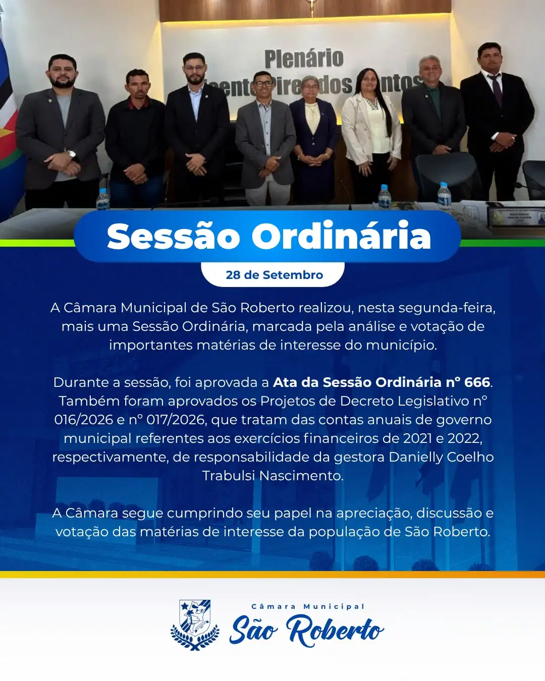 Sessão Ordinária