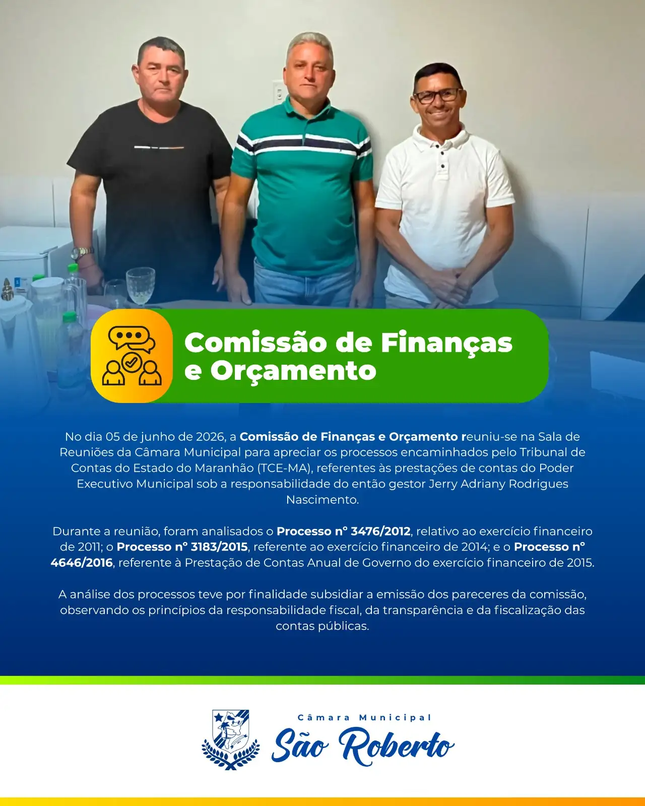 Reunião da Comissão de Finanças e Orçamento