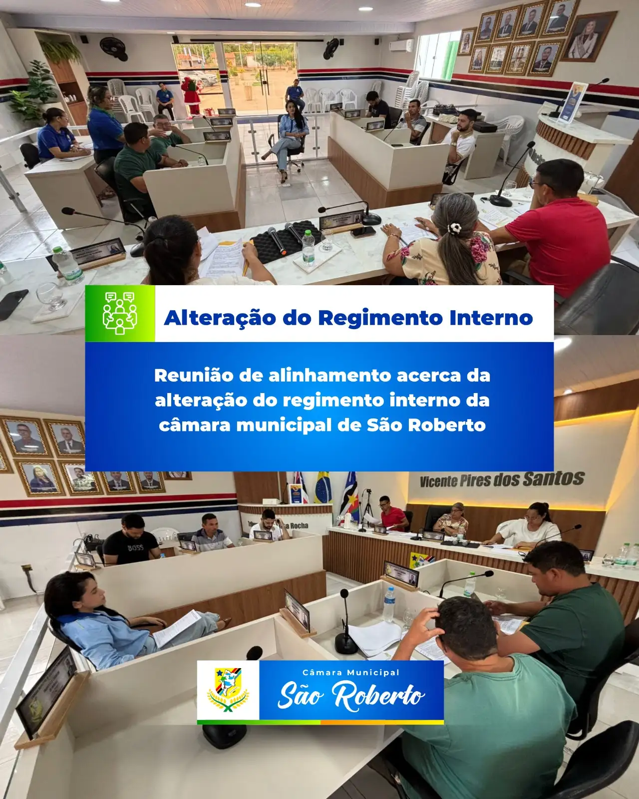 Reunião sobre a Alteração do Regimento Interno