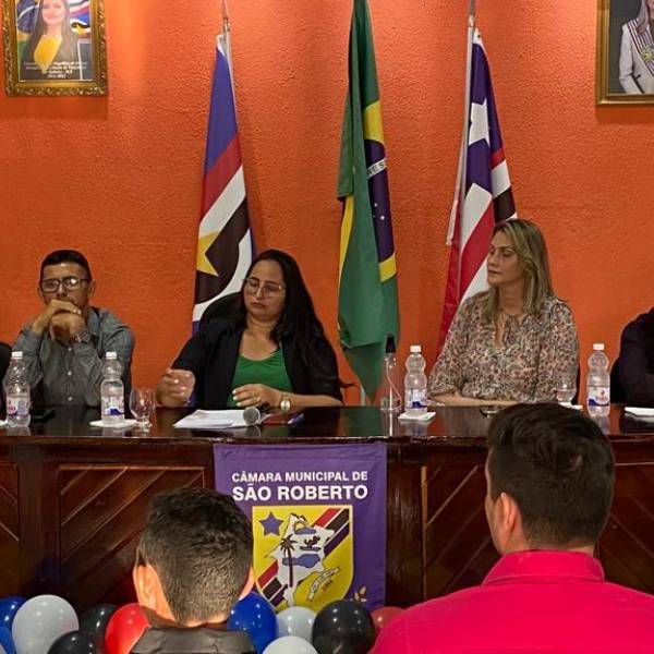 Sessão Solene em alusão ao aniversario de 28 anos da Cidade de São Roberto- Ma
